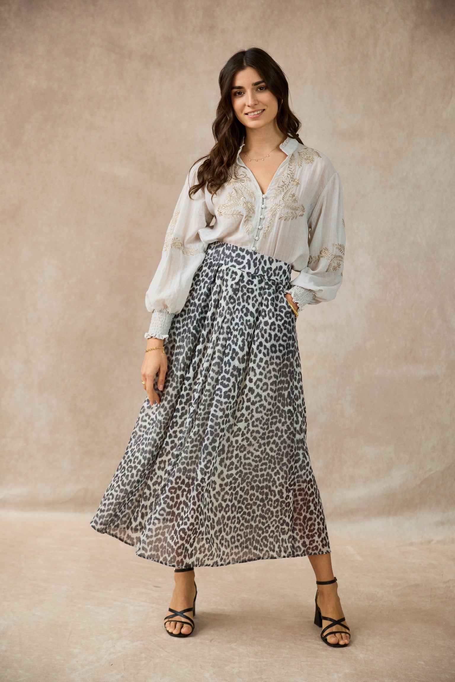 Chemise Fluide | Détail Broderie