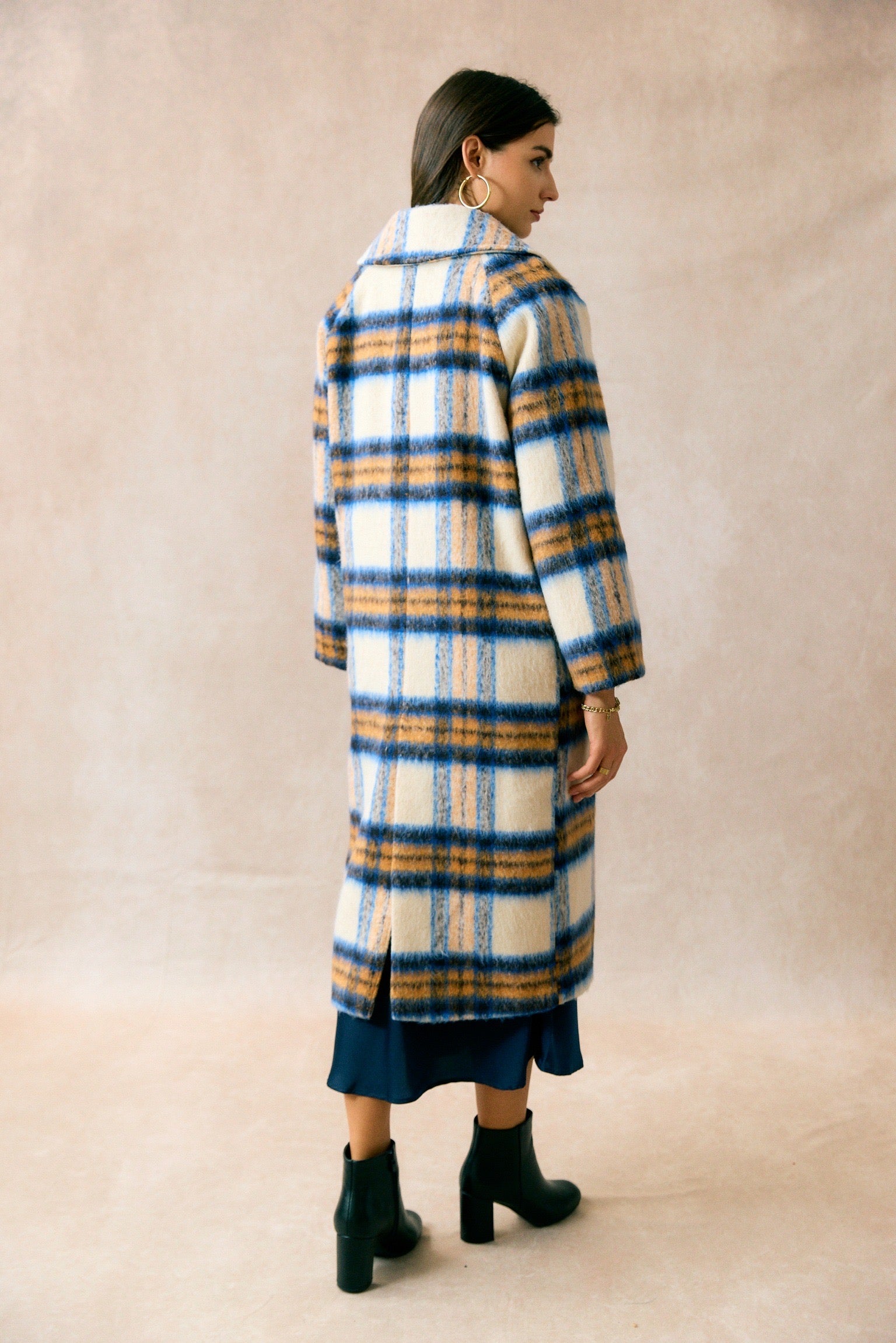 Manteau à Carreaux | Long
