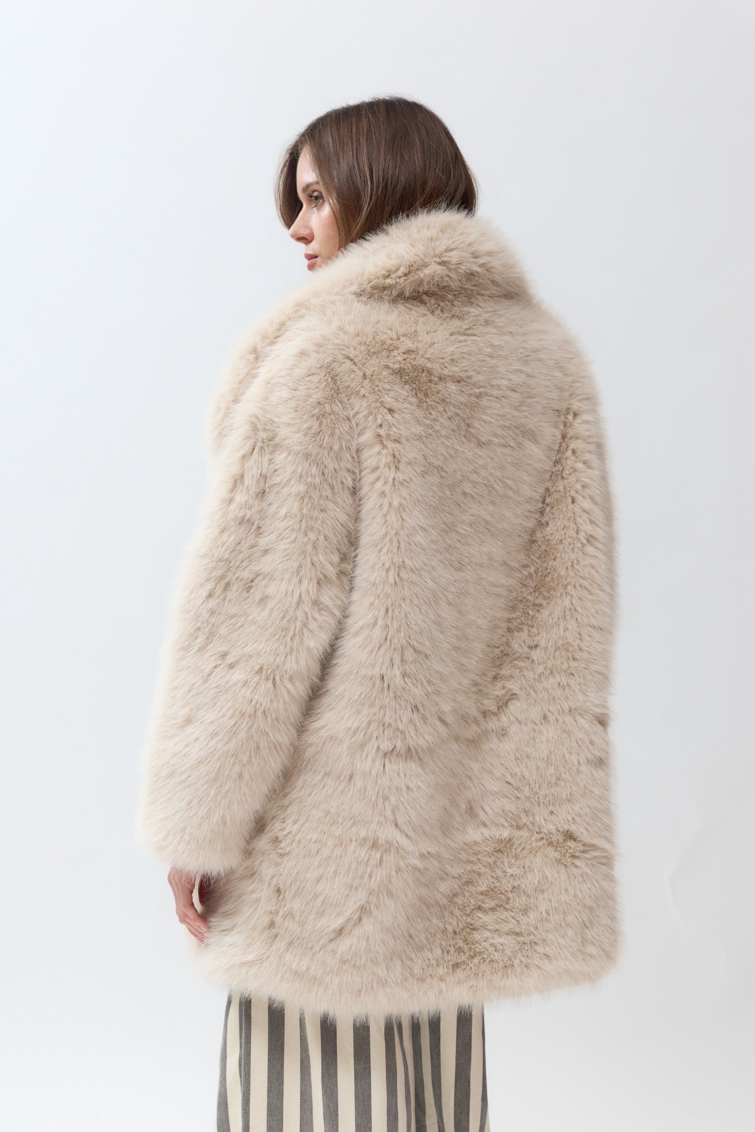 Manteau Fourrure | Mi-Long